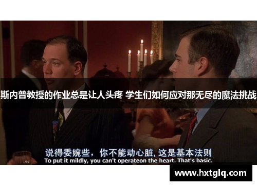 斯内普教授的作业总是让人头疼 学生们如何应对那无尽的魔法挑战
